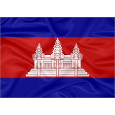 Camboja - Tamanho: 0.45 x 0.64m